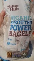 Mängden socker i Silver hills sprouted power organic plain bagels