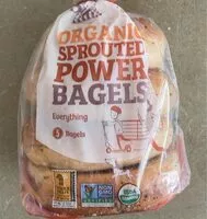 Mängden socker i Organic Sprouted Power Bagles - Everything