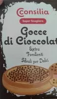 Mängden socker i Gocce di cioccolato