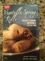 Mängden socker i Vegetable Spring Rolls