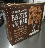 Mängden socker i Raises the Bar Chewy Granola Bar