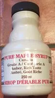 Mängden socker i Sirop d'érable pur