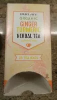 Mängden socker i Trader Joe s Organic Ginger Turmeric Herbal Tea