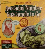 Mängden socker i Avocado's Number Guacamole to Go