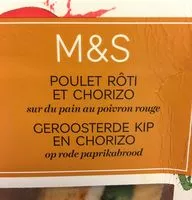 Mängden socker i Sandwich Poulet Rôti et Chorizo