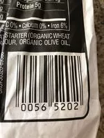 Mängden socker i Organic Ciabatta