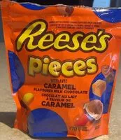 Mängden socker i Reese's Pieces With Caramel Flavoured Milk Chocolate