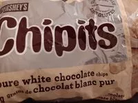 Mängden socker i Chipits : grain de chocolat blanc pur