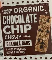 Mängden socker i Organic chocolate chip granola bars