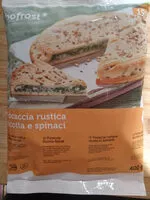 Mängden socker i Focaccia rustica ricotta e spinaci