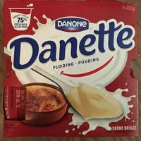 Mängden socker i Danette creme brulée