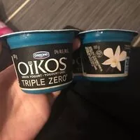 Socker och näringsämnen i Oikos triple zero