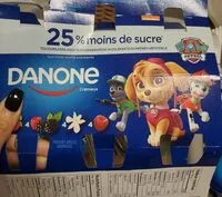 Mängden socker i Danone