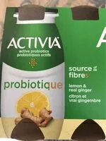 Mängden socker i Activia probiotique