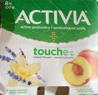 Mängden socker i Activia Touche de Saveur Naturelle