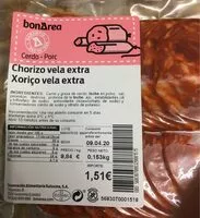 Mängden socker i Chorizo vela extra