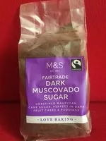 Mängden socker i Dark Muscovado Sugar