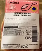 Mängden socker i Jamón serrano