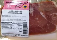 Mängden socker i Jamón serrano