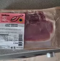 Mängden socker i Jamón serrano