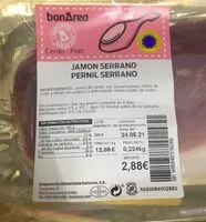 Mängden socker i Jamón serrano