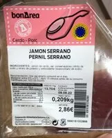 Mängden socker i JAMON SERRANO