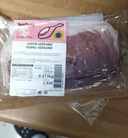 Mängden socker i JAMÓN SERRANO
