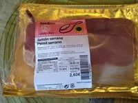 Mängden socker i Jamón serrano