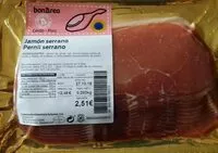 Mängden socker i Jamón serrano