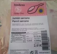 Mängden socker i Jamón serrano