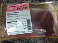 Mängden socker i Jamón serrano