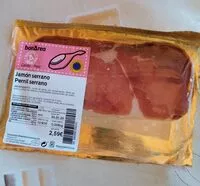 Mängden socker i Jamón serrano
