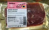 Mängden socker i Jamón serrano