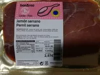 Mängden socker i Jamón serrano
