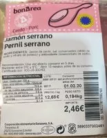 Mängden socker i Jamón serrano