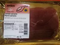 Mängden socker i Jamón serrano