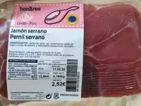 Mängden socker i Jamón serrano