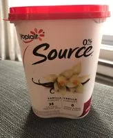 Mängden socker i Source 0% MG Vanille