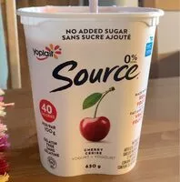 Mängden socker i Yogourt aux cerises
