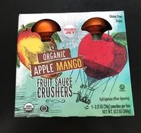 Mängden socker i Organic Apple Mango fruit sause crushers