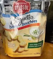 Mängden socker i Baguettes bouchées