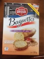 Mängden socker i Craquelins Baguette (sésame & Ail)