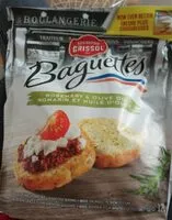 Mängden socker i Baguettes romarin et huile d'olive