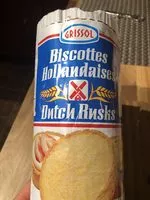 Mängden socker i Biscottes Hollandaises