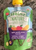 Mängden socker i apple, squash, carrot & prune