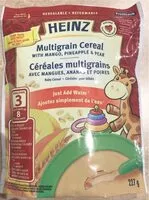 Mängden socker i Céréales multigrains avec mangues, ananas et poires