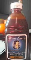 Mängden socker i Diana Sauce, Sauce BBQ Saveur Fumée De L'ouest 500ml
