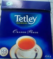Mängden socker i Orange pekoe