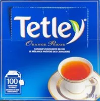 Mängden socker i Tetley orange pekoe