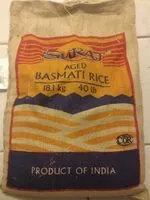 Mängden socker i Aged basmati rice